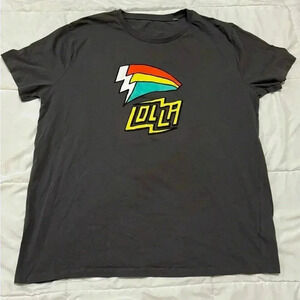 Lollapalooza T-Shirt Berlin 2018 Unisex XL EUC 100% Organic Cotton Music Concert